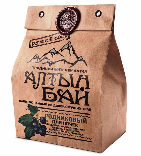 Чайный напиток "Родниковый" (для почек) 100г.  (Иван чай, лабазник, лист малины, лист смородины, боровая матка, цветки ромашки, душица)