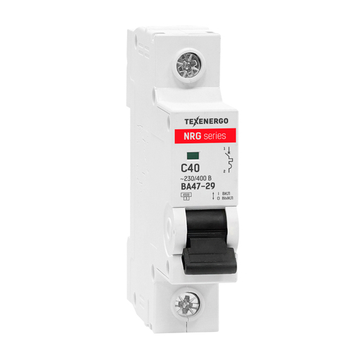 Автоматический выключатель ВА47-29-NRG 1п 40А 4,5кА хар-ка C