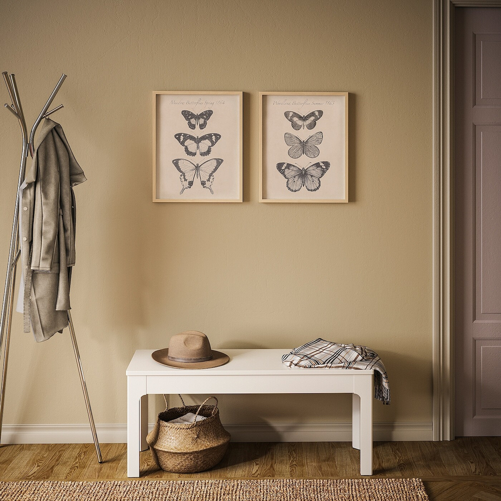 IKEA BILD  (ИКЕА БИЛД)  -  Плакат, бабочки, 40x50 см