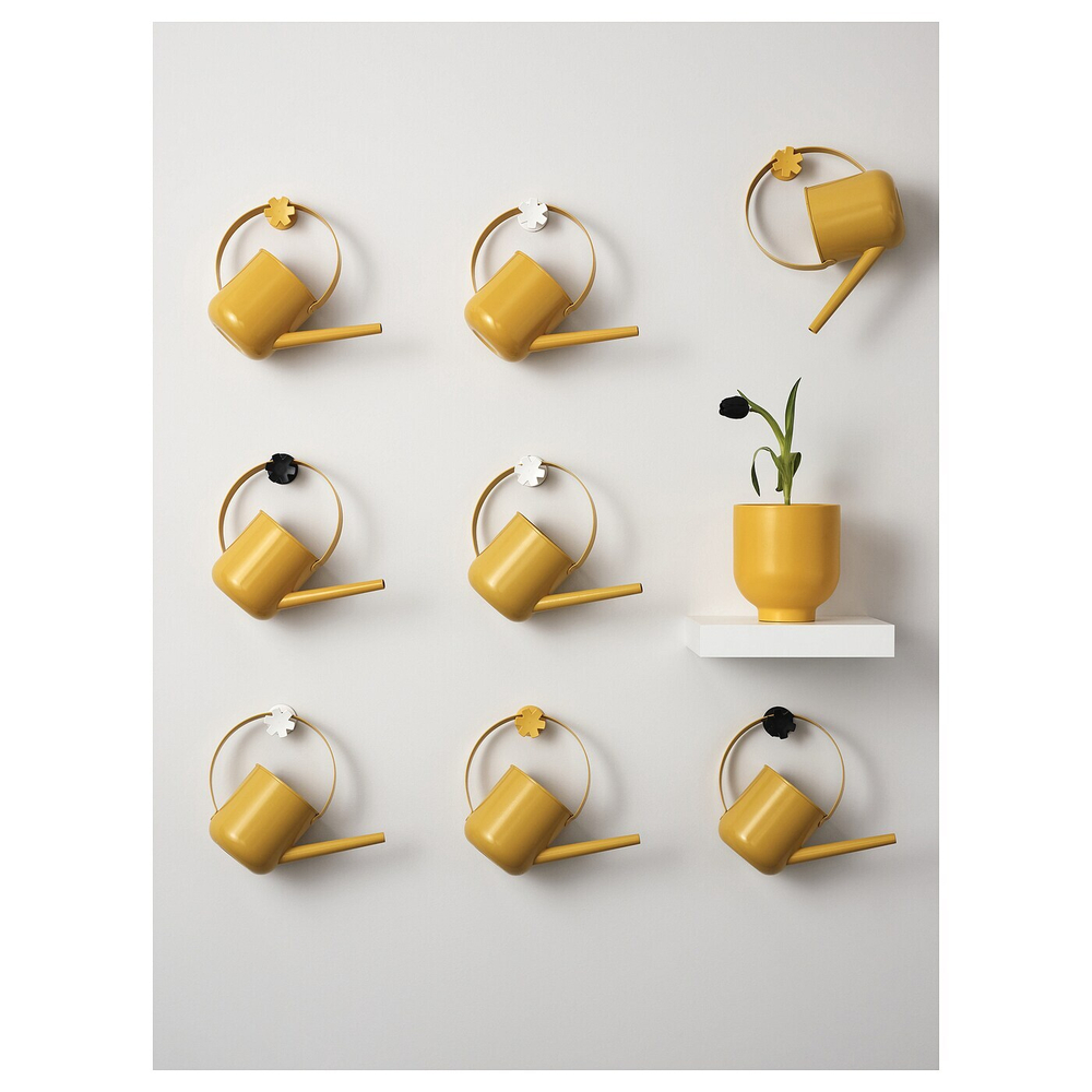 Горшок для растений IKEA DROMSK (ДРОМСК), Желтый, 15 см