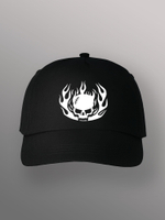 Бейсболка череп в огне