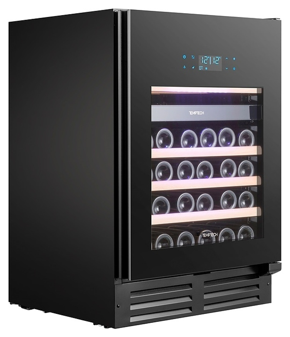 Винный шкаф Temptech Elegance EX60DRB двухзонный черный