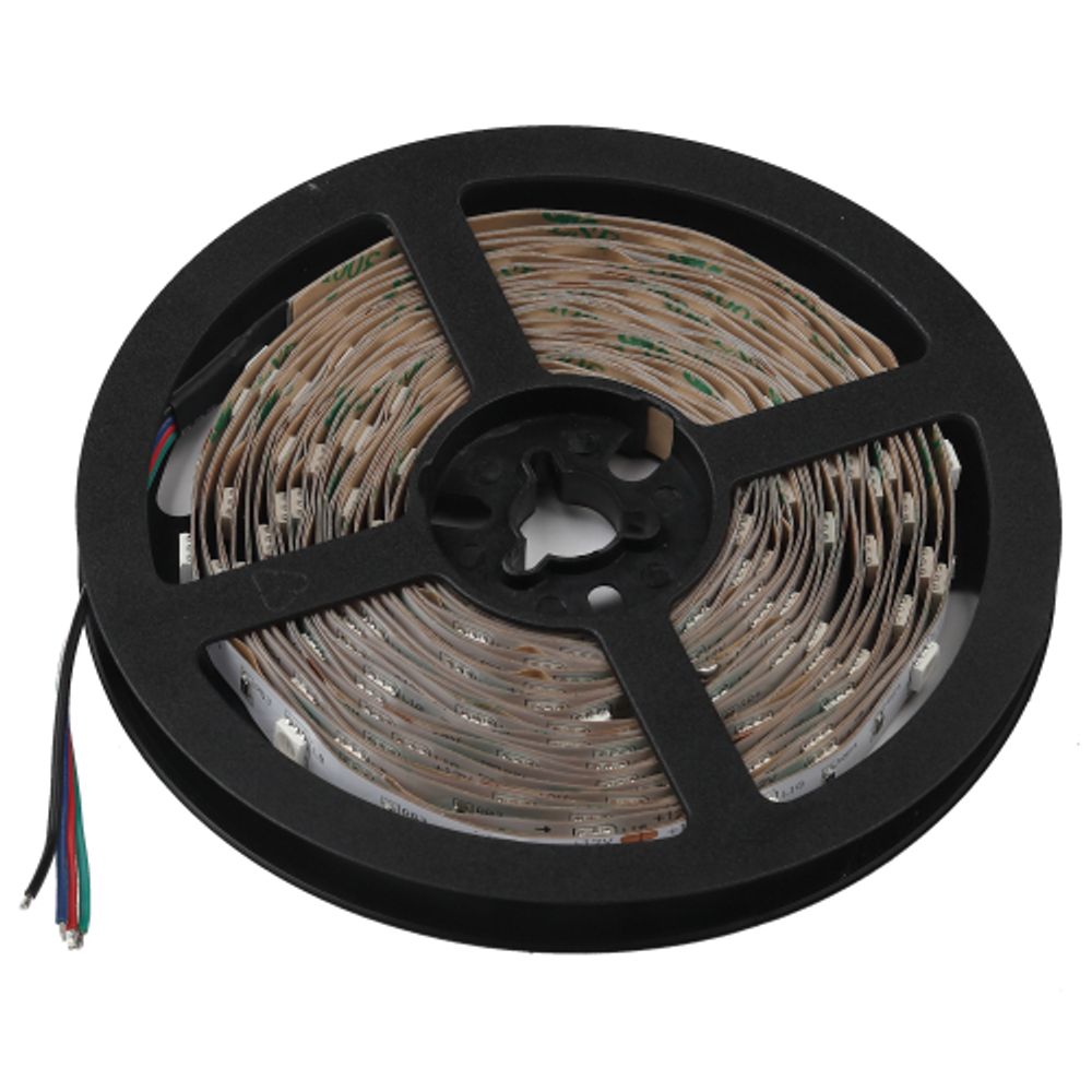 Светодиодная лента ЭРА LS5050-7,2-30-12-RGB-IP20-2year-5m многоцветная