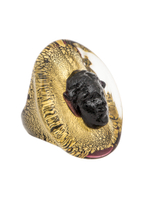 Кольцо Mask Gold
