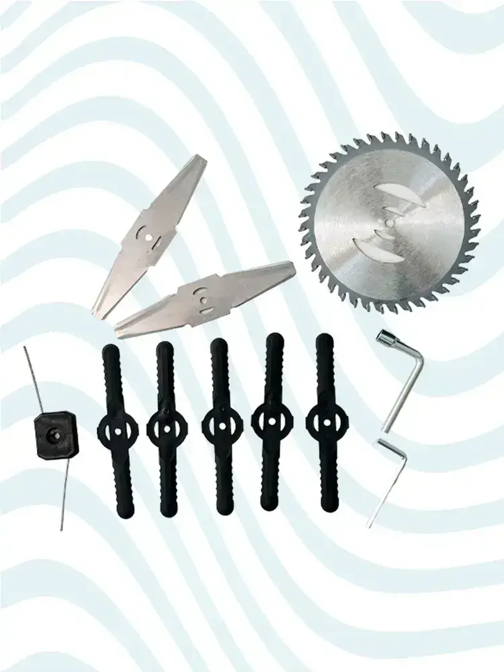 Набор 4в1 ТРИММЕР ПИЛА СЕКАТОР ВОЗДУХОДУВКА
