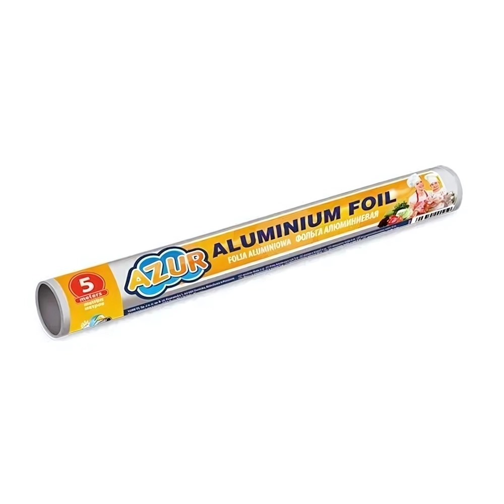 Фольга алюминиевая Азур 0,29м, 8 мкм, рулон