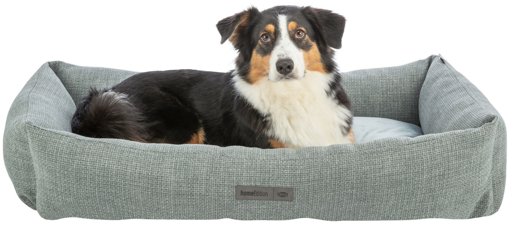 Лежак Viviana, прямоугольный с бортиком, 80 х 60 см, сине-серый, Trixie