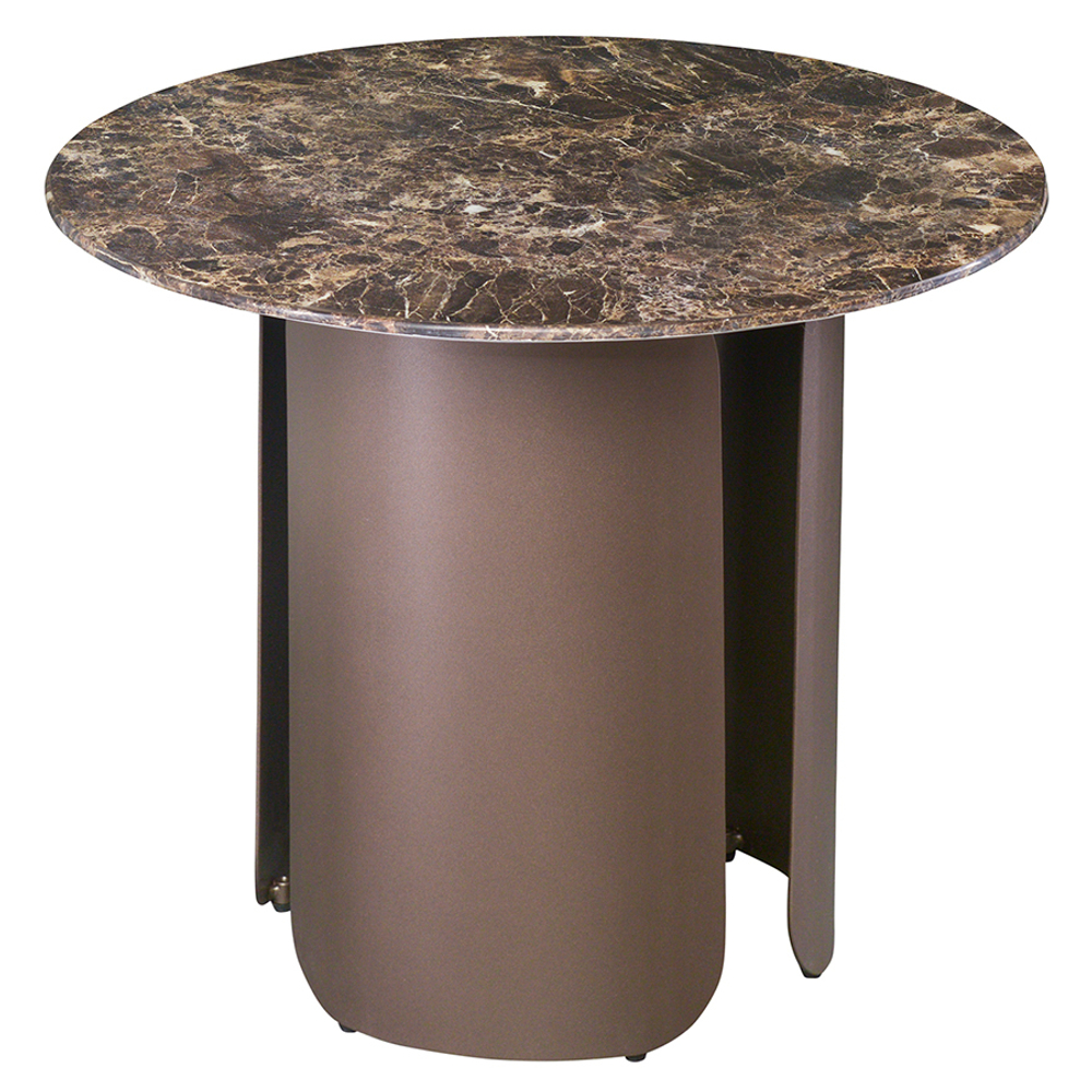 Столик кофейный inger, D60 см, коричневый