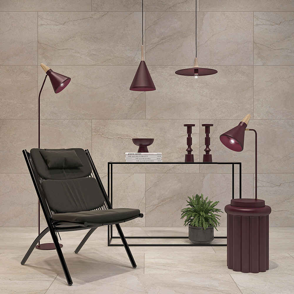 Светильник подвесной mango kart, D25х42 см, сиреневый