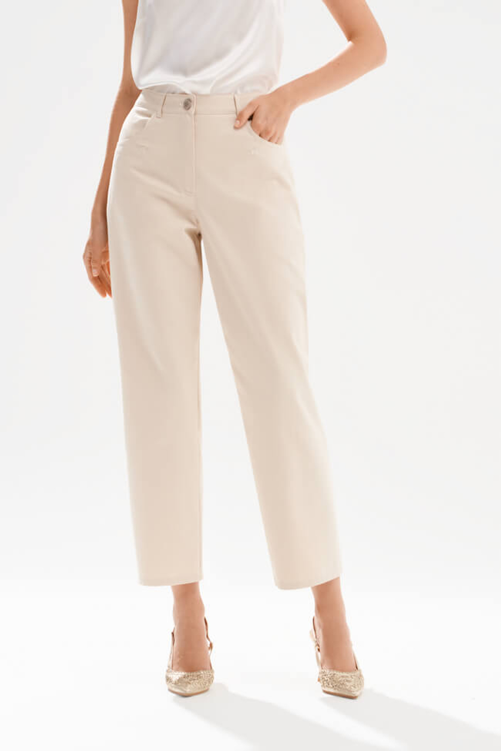 31240 Брюки женские (бежевый)