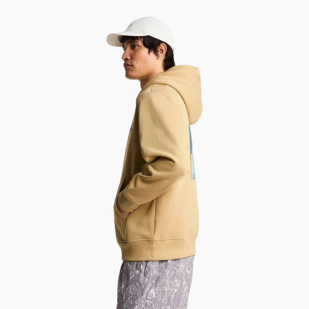 Худи The North Face Mountain Celebration Relaxed Hoodie khaki stone
