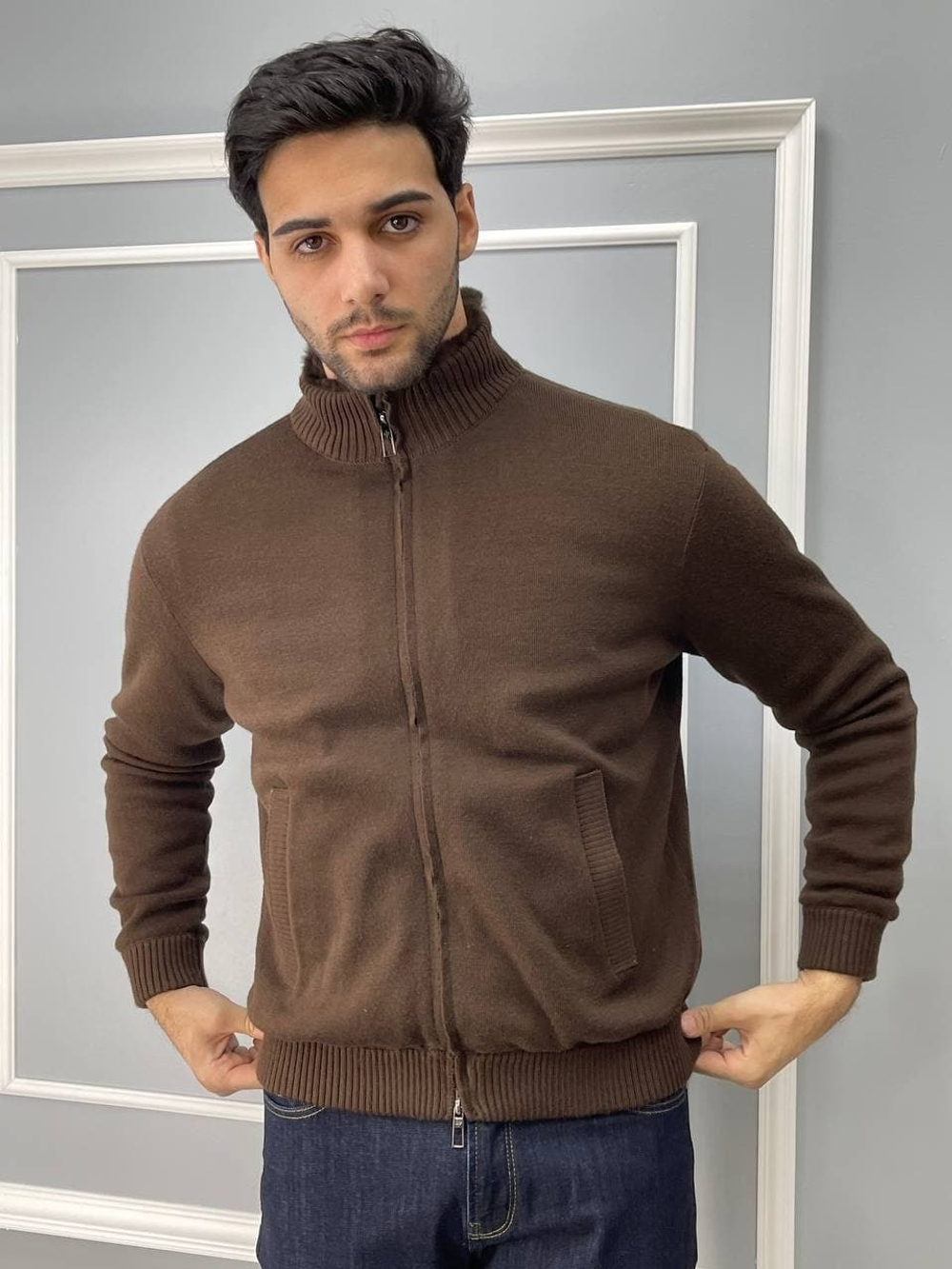 Мужской бомбер Loro Piana с мехом внутри