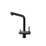 Смеситель для кухни Sancos Spin с вытяжным изливом, краном для фильтра, черный матовый, SC4015MB