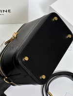 Сумка Celine Vanity черная из телячьей кожи