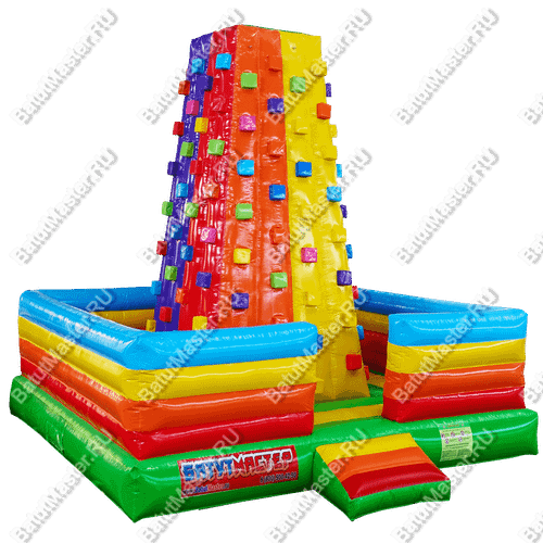 Скалодром "Утес" разноцветный 6*6*6 м