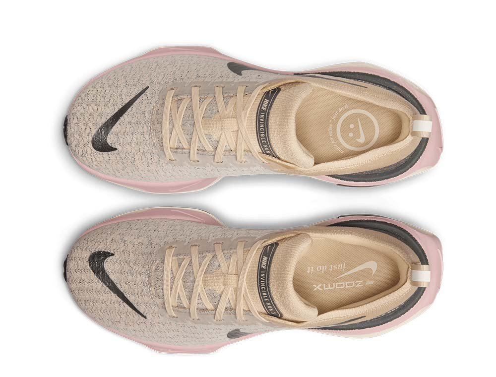 Кроссовки для бега женские Nike ZoomX Invincible Run Flyknit 3 Premium W Кремово-Розовые