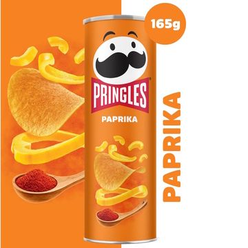 Чипсы Pringles Paprika со вкусом паприки, 165 г (Германия)