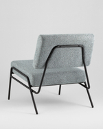 Кресло Теллинг шенилл серо-синий