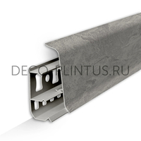 Плинтус Deconika 55 мм 547 Лофт светло-серый (55х21х2200 мм)