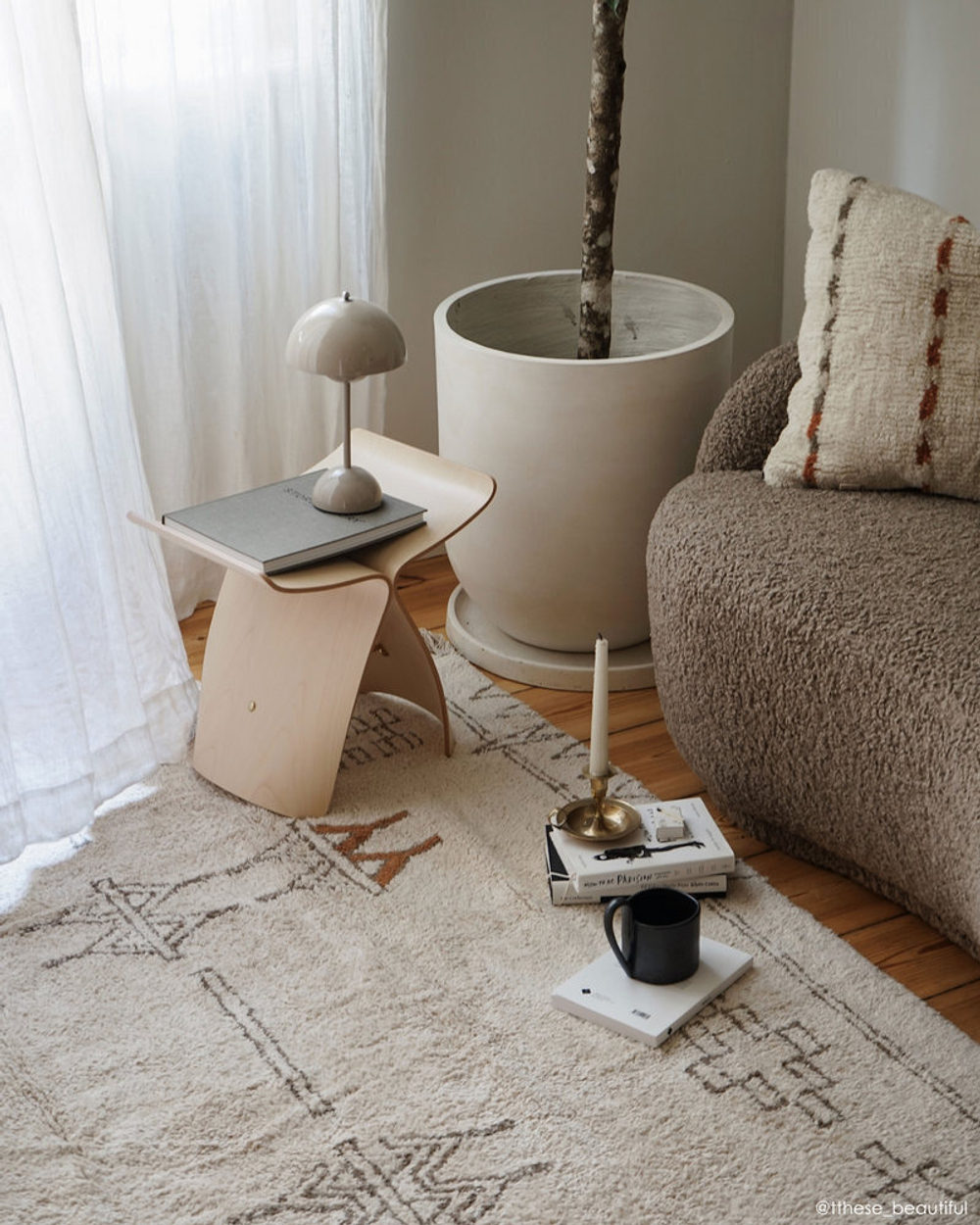 Ковер Lorena Canals Nomad Kerman Natural S (120x160 см)