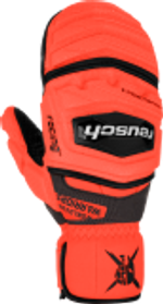 REUSCH варежки горнолыжные 6211411_7809 Warrior GS Mitten Black/Fluo Red