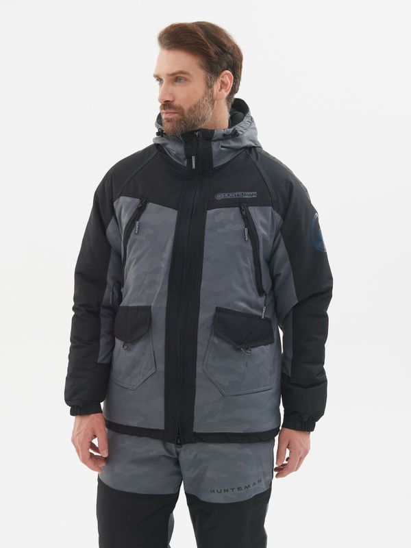 Костюм зимний Горка-Люкс ткань Breathable Camo цвет Серый