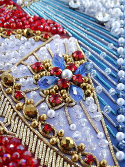 И-22 Набор для вышивания хрустальными камнями Покров Пресвятой Богородицы