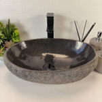 Каменная раковина из речного камня RS-05386 (42*33*15) 0861 из натурального камня