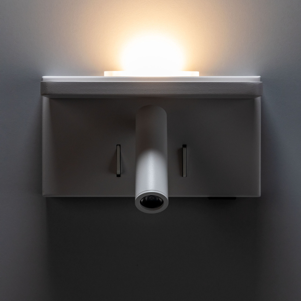 Citilux Декарт CL704370 LED USB QI Светильник поворотный Белый