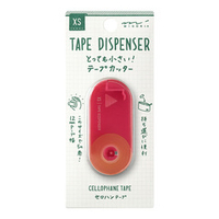 Диспенсер для клейкой ленты Midori XS Tape Dispenser: красный