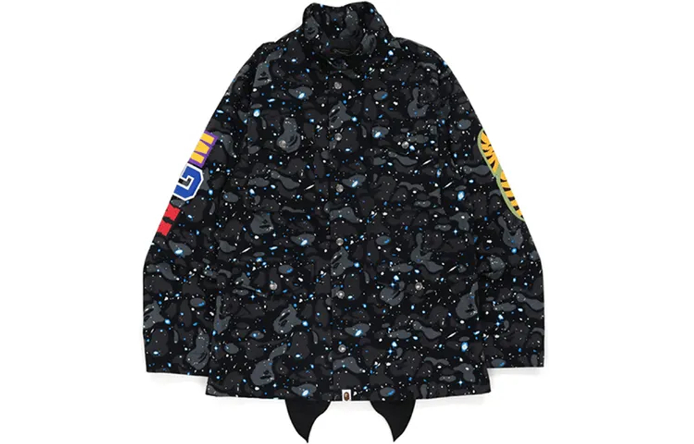 A Bathing Ape Space Camo Shark M 65 Куртка