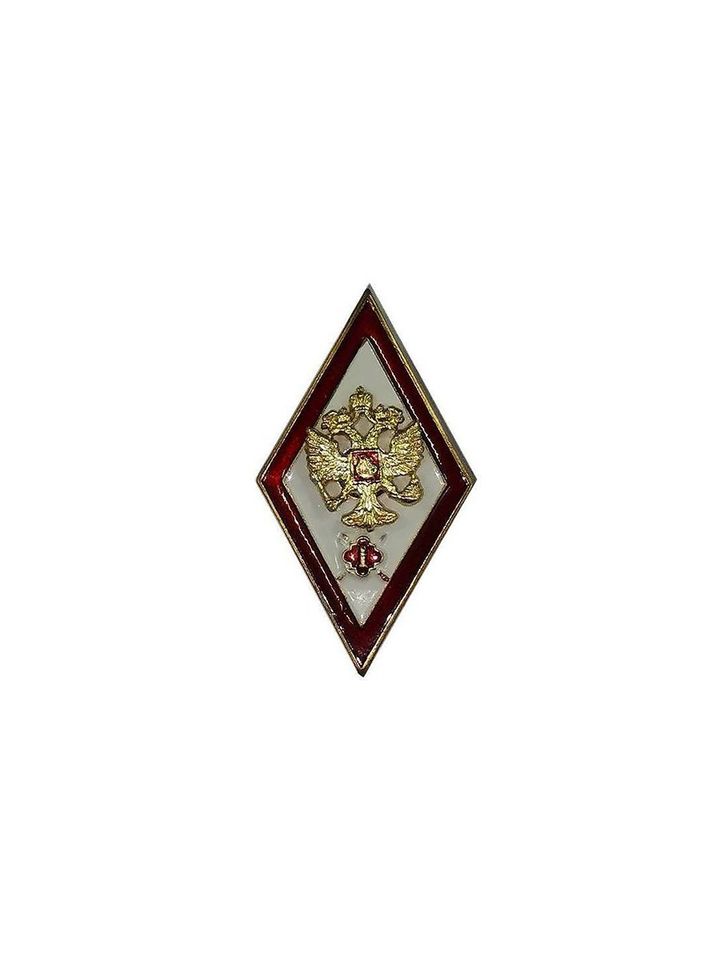 Знак Ромб Академия ФСИН красный кант