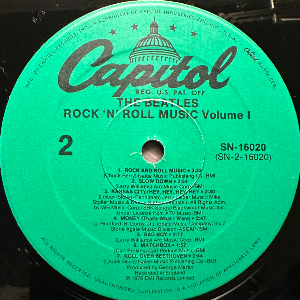 The Beatles - Rock 'N' Roll Music Vol. 1 (США 1980г.)