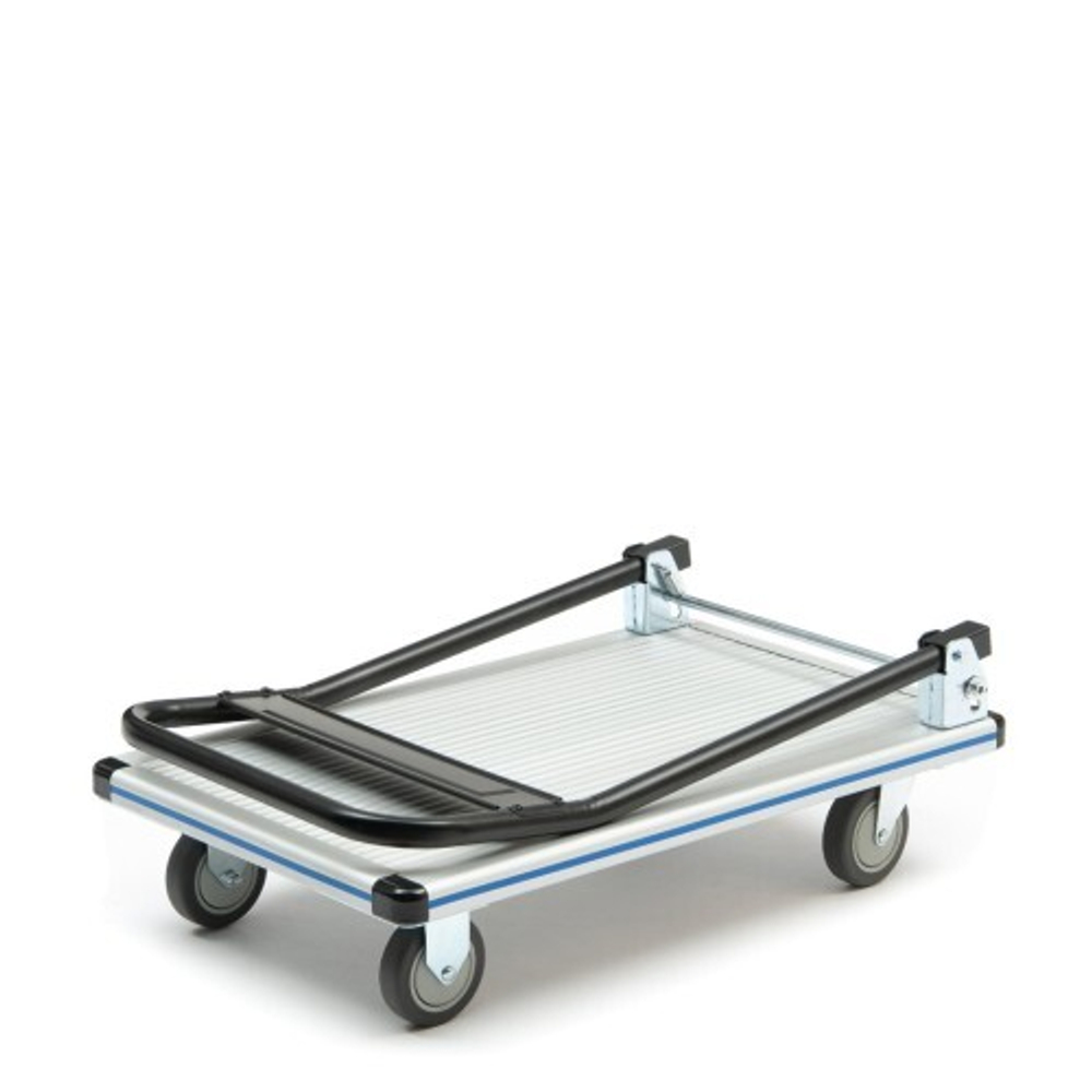 Тележка платформенная СТЕЛЛА-ТЕХНИК FW-200M со складной ручкой, 200 кг