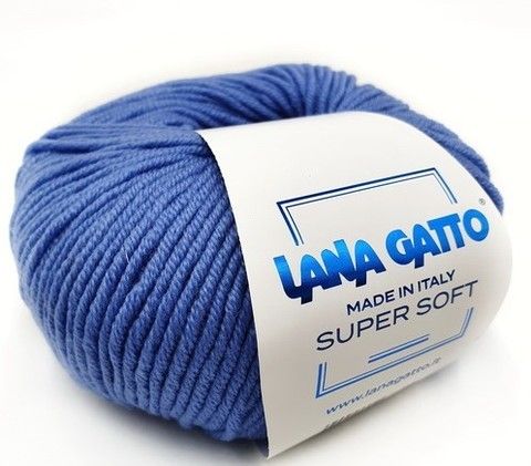 Пряжа Lana Gatto Supersoft 14341 василек