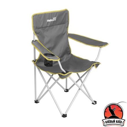 Кресло складное серый/зеленый без чехла (T-HS-96806H-GG-1) Helios (пр-во Тонар) (0)