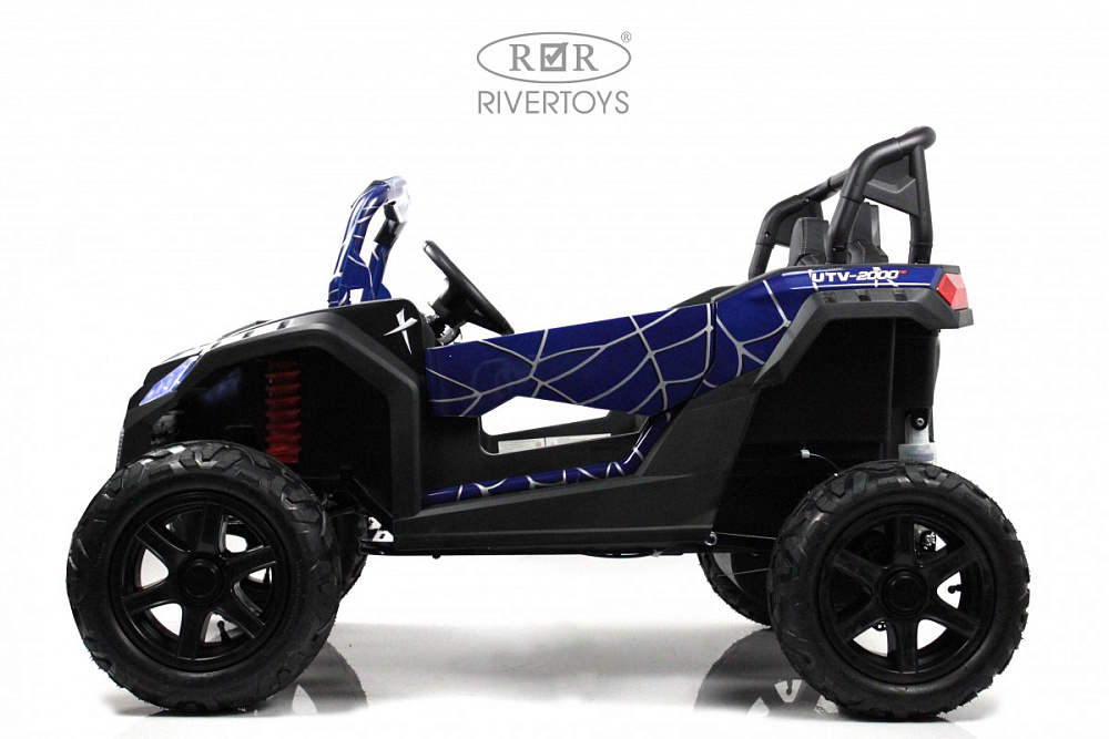 Детский электромобиль RiverToys M222MM синий