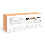 Вибромассажер литой люкс-ванд розовое золото 29см Le Wand Die Cast LW-051-RG