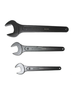 Ключ рожковый ударный односторонний удлиненный 80мм (L-485мм) RockForce##Rock FORCE RF-89480