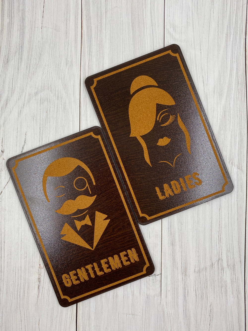 Табличка на туалет (пара М+Ж)