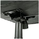 Кресло оператора Helmi HL-M65 "Sigma", экокожа/ткань сетка, черная, пиастра