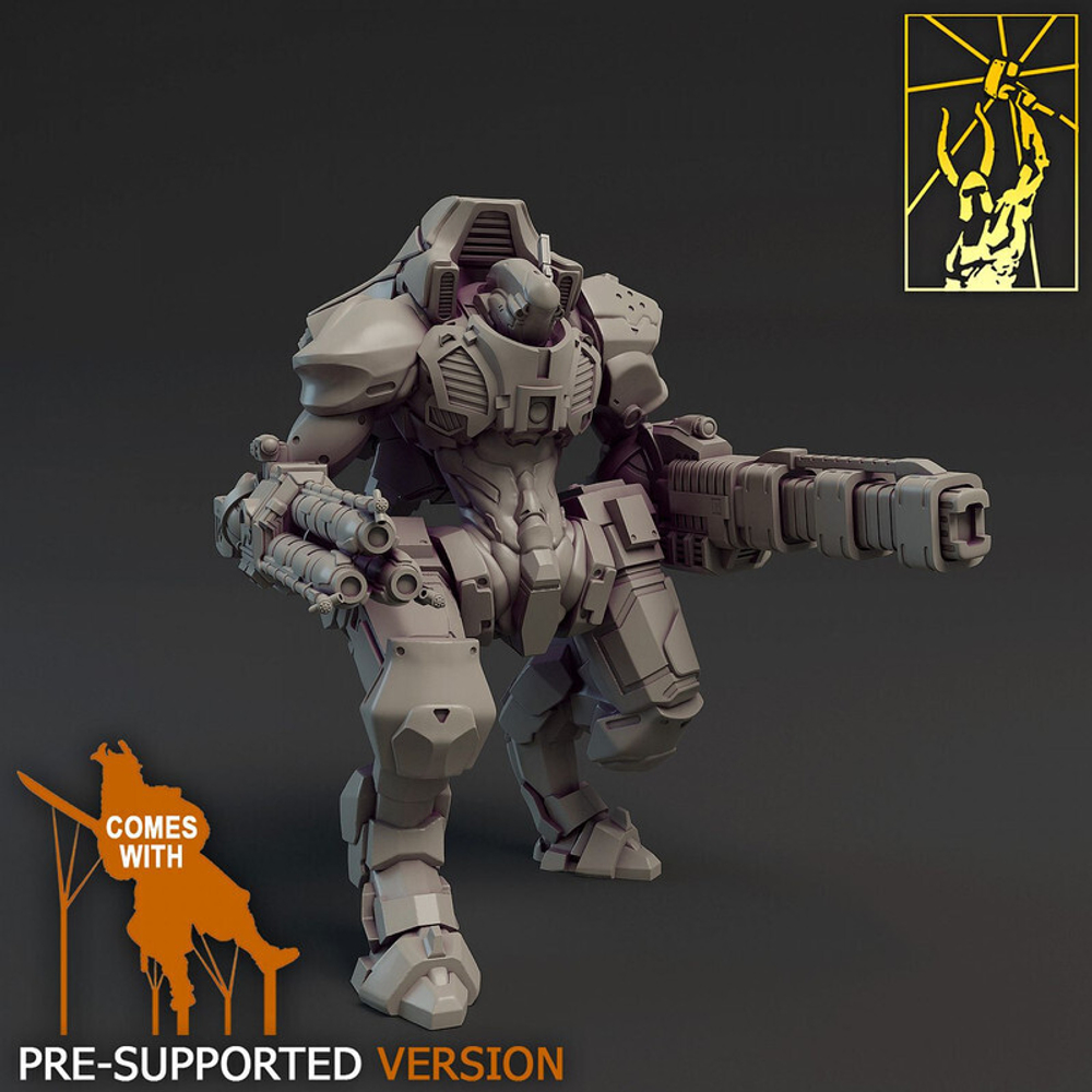 Xenos Armies Tau Empire XV8 Crisis Battlesuit Team миниатюра для dnd, днд, pathfinder, фентези, Настольная игра, НРИ, Варгейм, РПГ