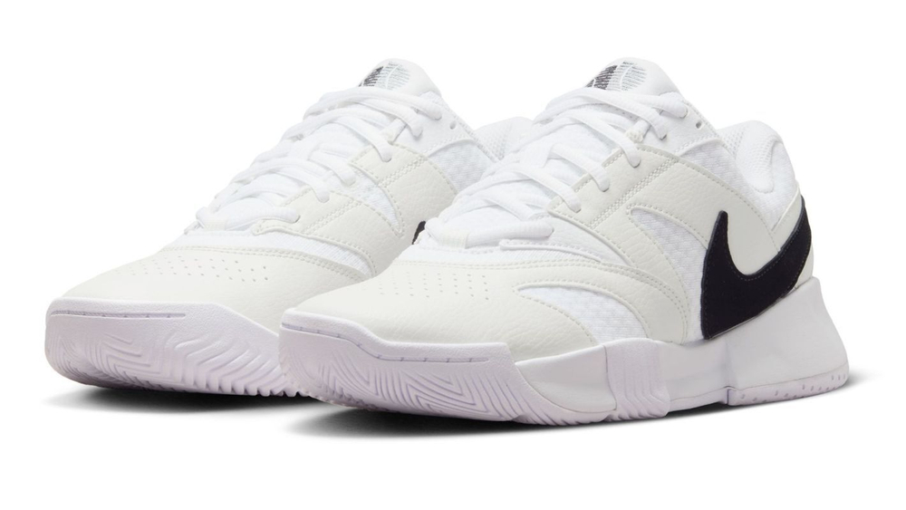 Женские Кроссовки теннисные Nike Court Lite 4 - white/black/summit white