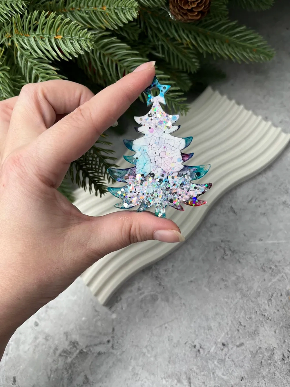 Новогодняя елочная игрушка Елка