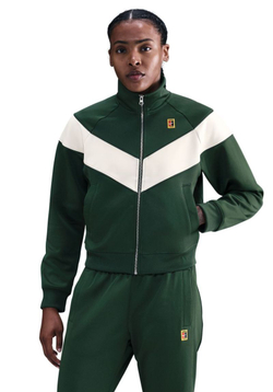 Женская Кофта теннисная Nike Court Heritage Windrunner Tennis - green