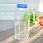 Графин 1л "Kosem" с голубой крышкой, без коробки