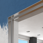 Межкомнатная дверь Zadoor FiloMuro ПГ Elen ALU Chrome