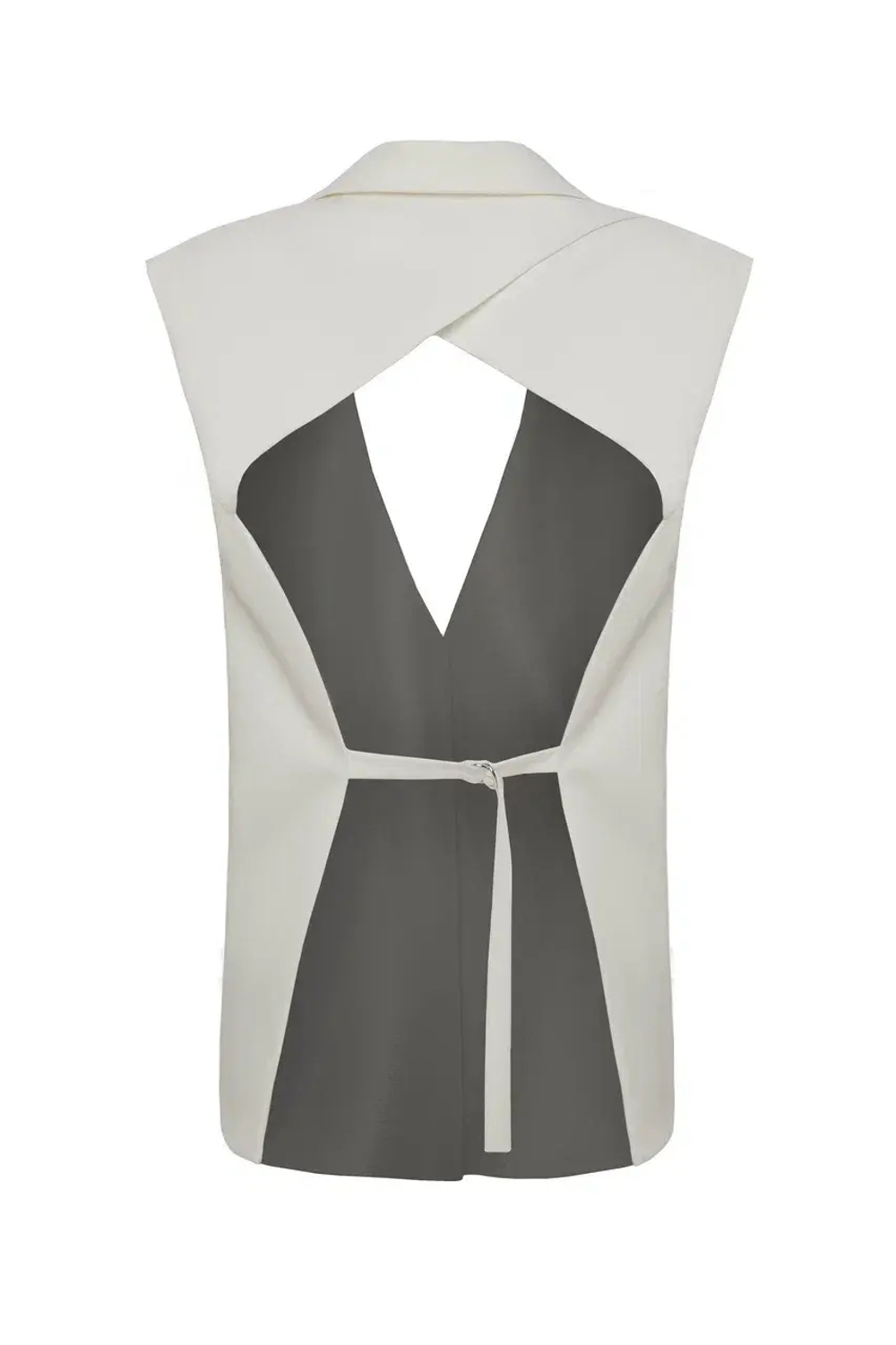 “Open back vest” Жилет с открытой спиной