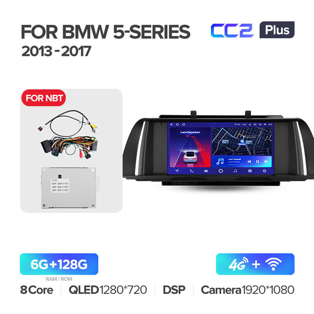 Teyes CC2 Plus 9"для BMW 5-Series F10 F11 2009-2017