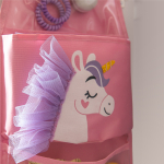Кармашки для детского сада, на липучке. Единорог с объёмной гривой